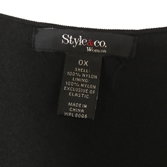 Black Tiered Dress Size 0X (10/12) - Picture 8 of 8